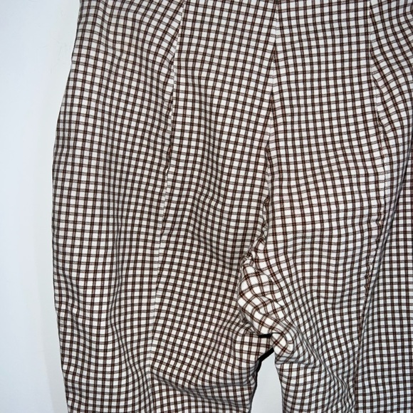 Theory Houndstooth Slim Cropped Trousers size 12 - Picture 11 of 14